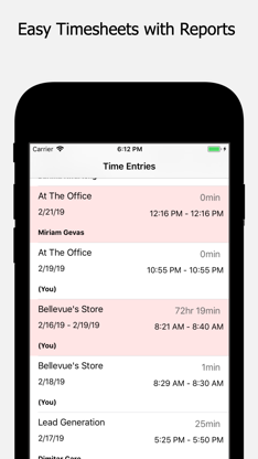 Timeero GPS Time Tracking screenshot 5