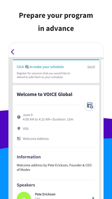 VOICE Global screenshot 2