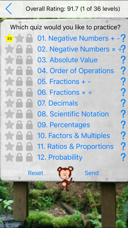 #2. Middle School Math 7th Grade (iOS) Podle: Monkey In The Middle Apps LLC