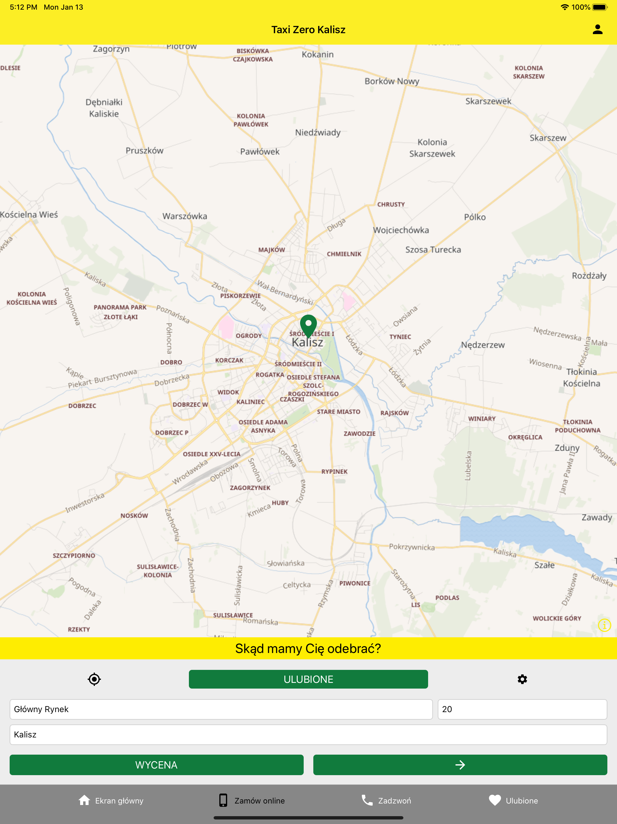Taxi Zero Kalisz