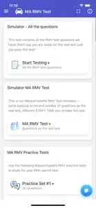 MA RMV Practice Test screenshot #3 for iPhone