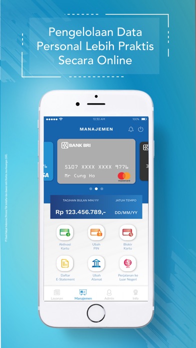 BRI Credit Card Mobile Screenshot