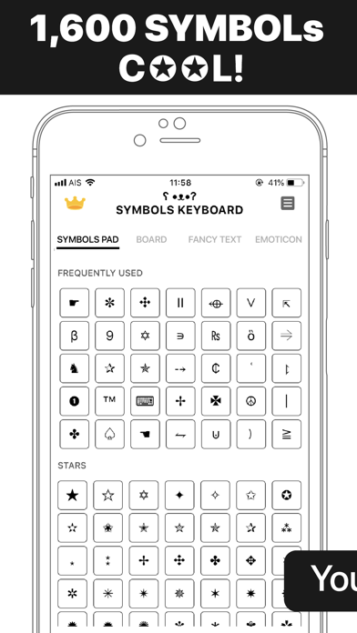 All Keyboard Symbols & Fonts screenshot 4