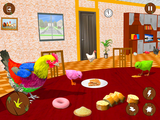 Screenshot #5 pour Hen Simulator Family Survival