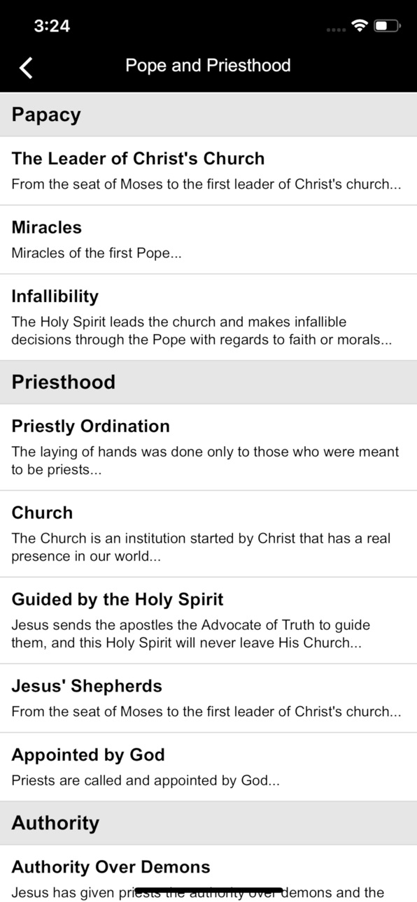 iPhone screenshot
