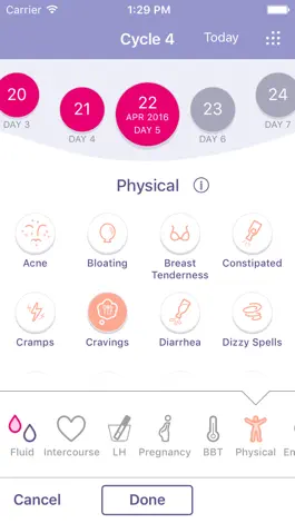 Game screenshot FEMM Period Ovulation Tracker hack