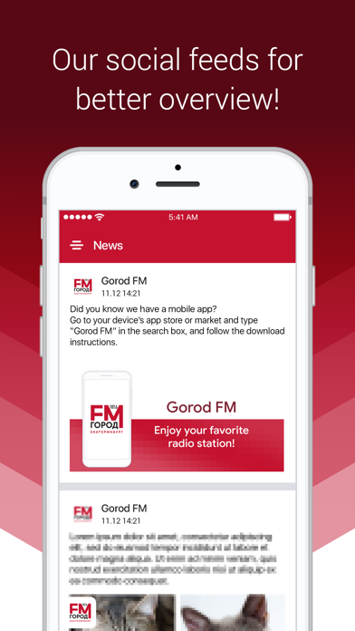 Gorod FM Screenshot 3 - AppWisp.com Gorod FM Screenshot 3 - AppWisp.com