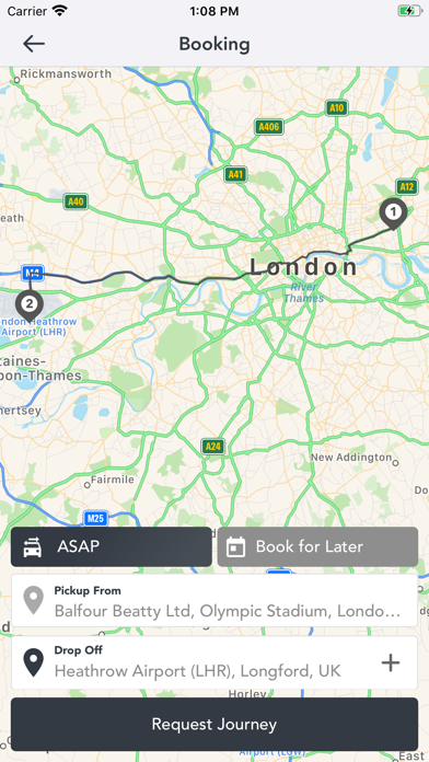 London Executive Transfers screenshot 2