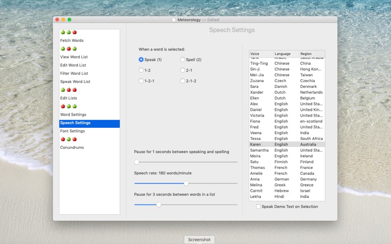 App screenshot