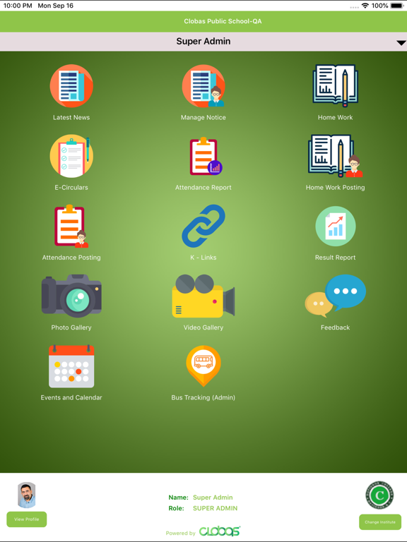 Clobas iPad screenshot 2 - Education app