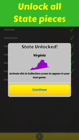 50 States and Capitals screenshot