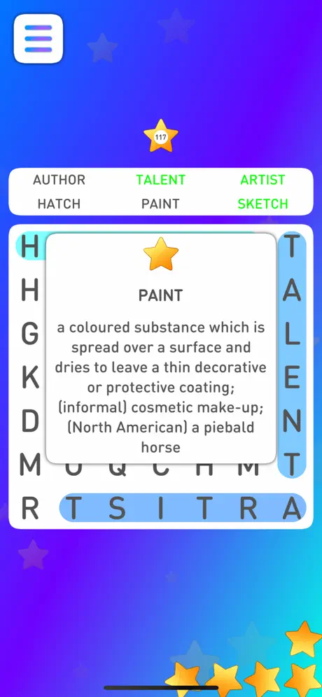 Find words: search words