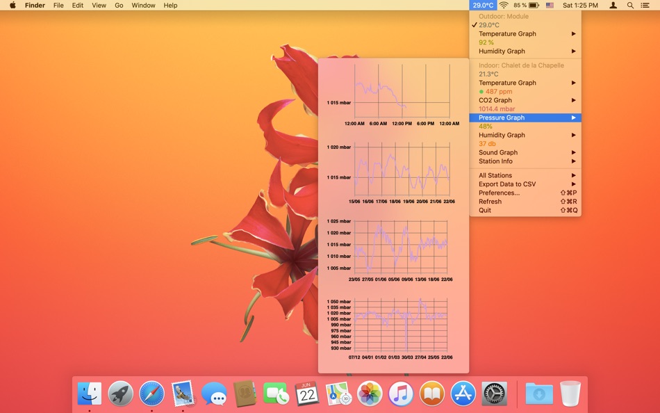 #3. AtmoBar 4 - Netatmo Client (macOS) 由: Charles Aroutiounian