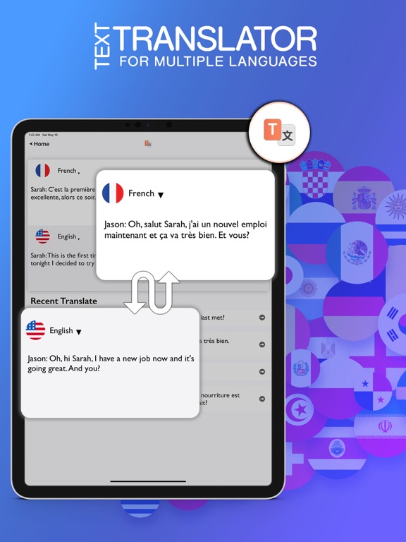Voice Translator All Languages iPad screenshot 4 - Utilities app