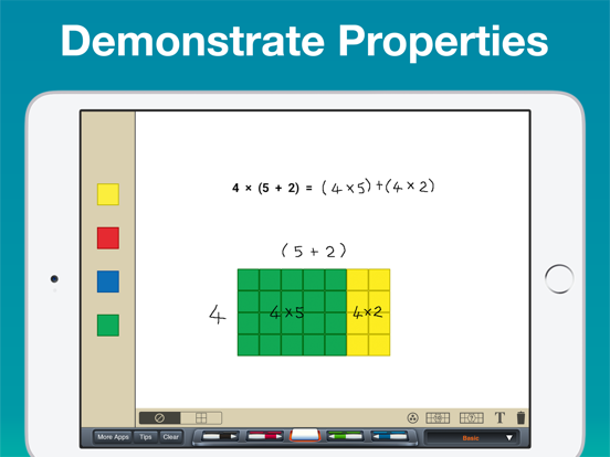 Color Tiles Manipulative iPad screenshot 5 - Education app
