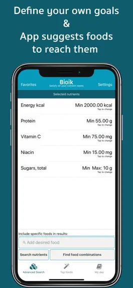 Game screenshot Bioik: Smart food combinations apk