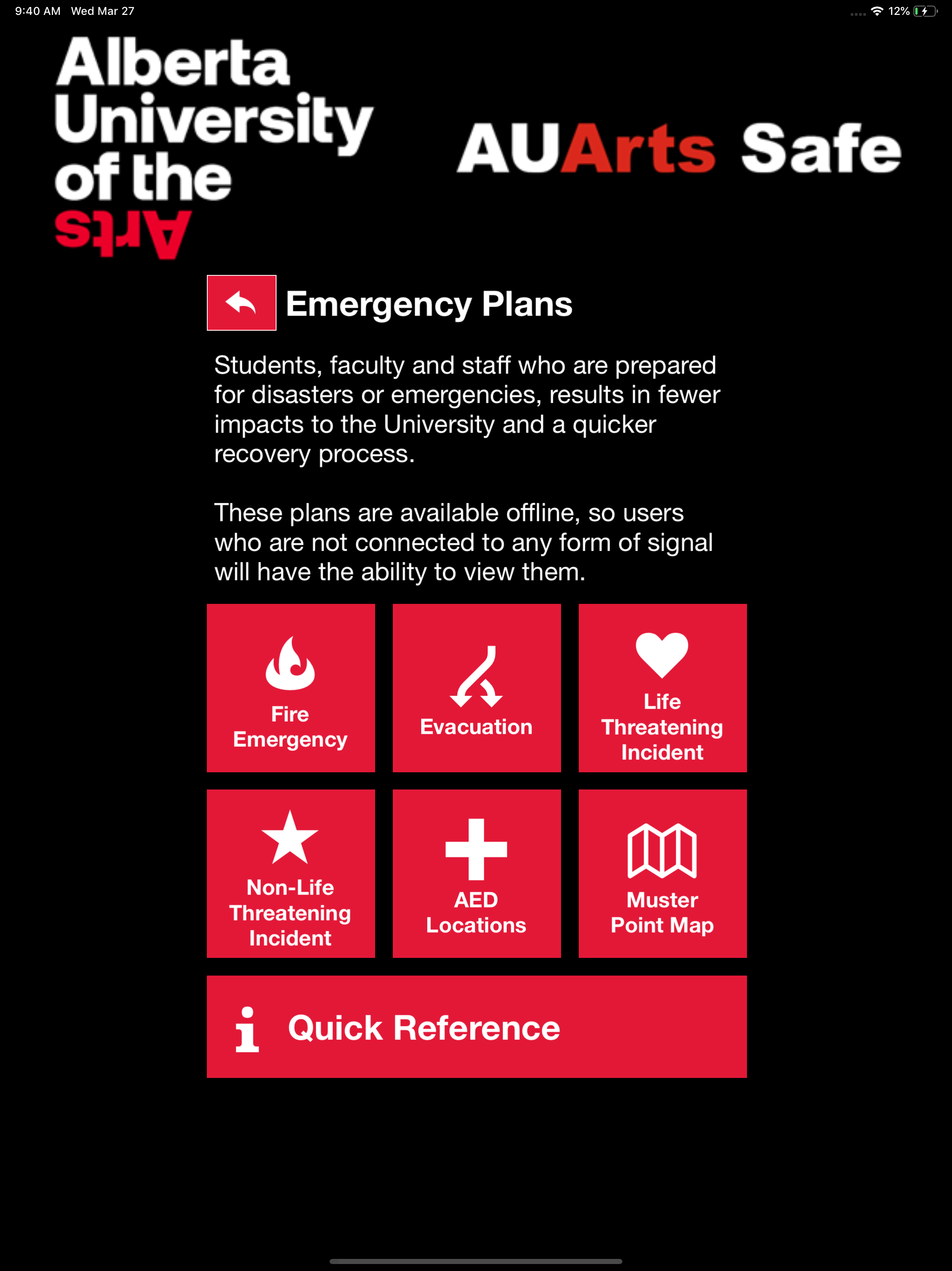 AUArts Safe