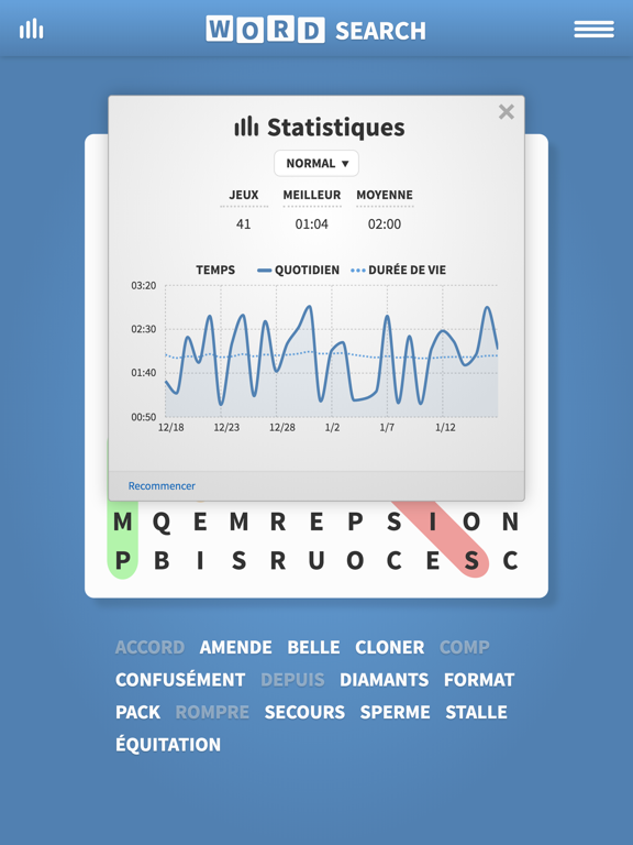 Screenshot #6 pour Mots Mêlés ··