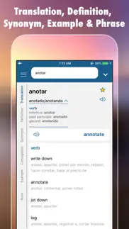 spanish plus dict & translator iphone screenshot 1