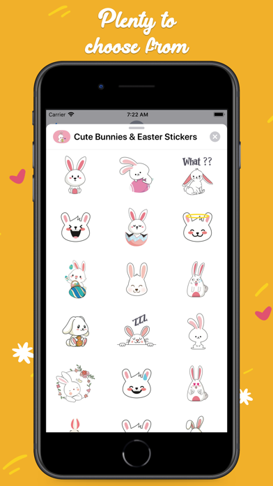 Cute Bunnies & Easter Stickers screenshot 4