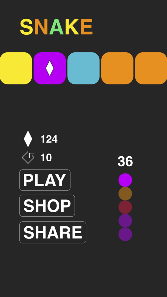 #1. Snake and colors (iOS) Bởi: Mikhail Kavaleuski