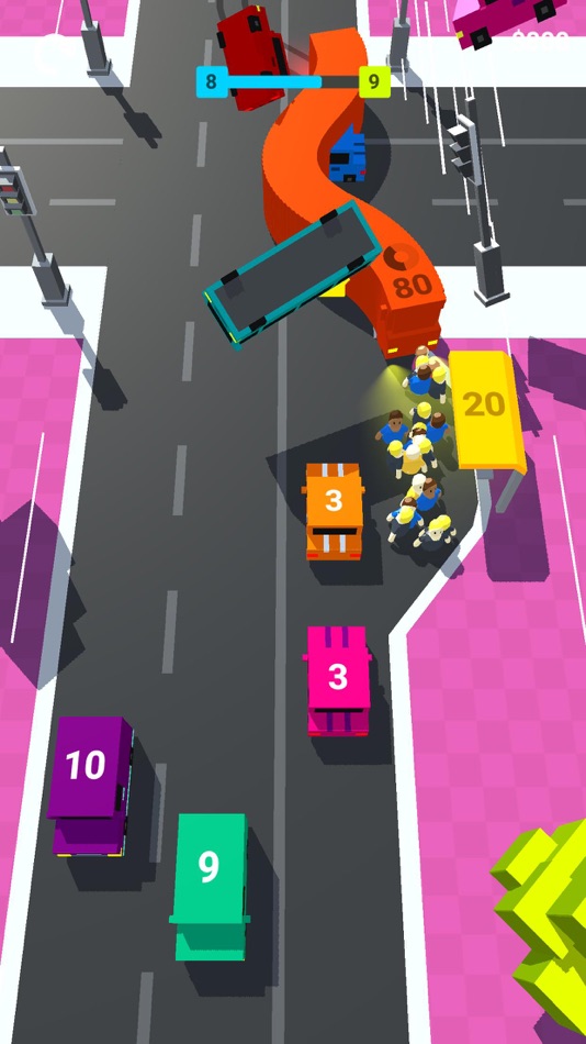#9. Snake Bus (iOS) 由: Tummy Games