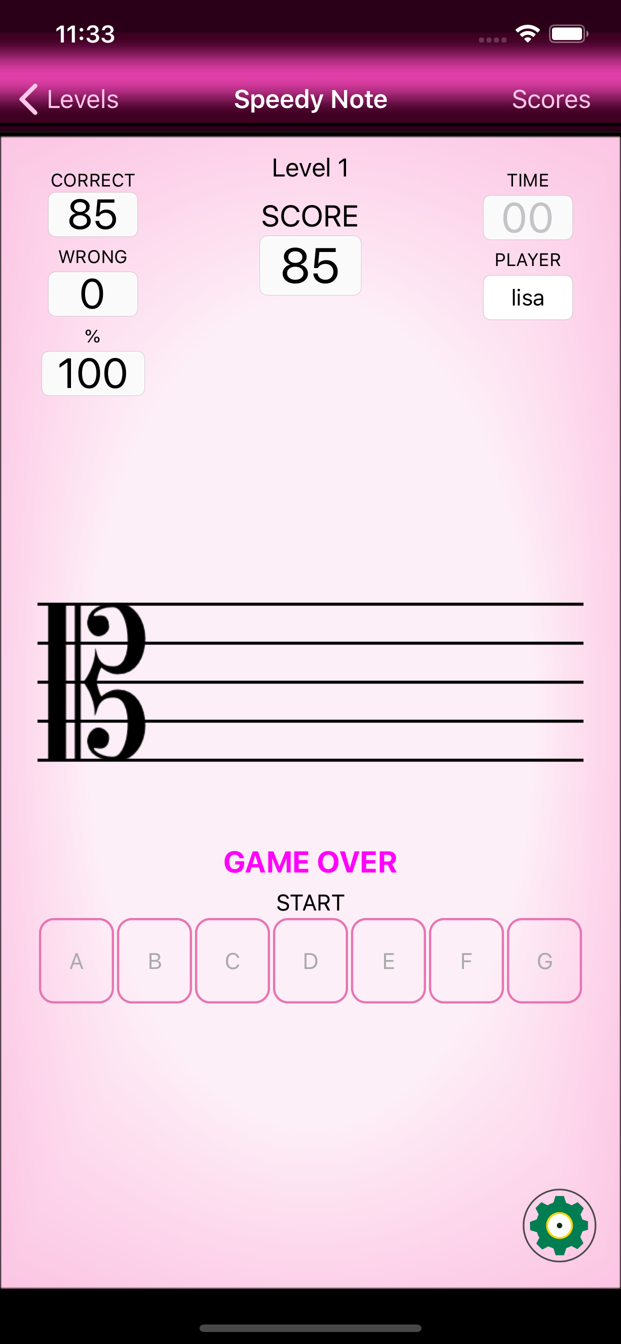 Speedy Note: Alto Clef
