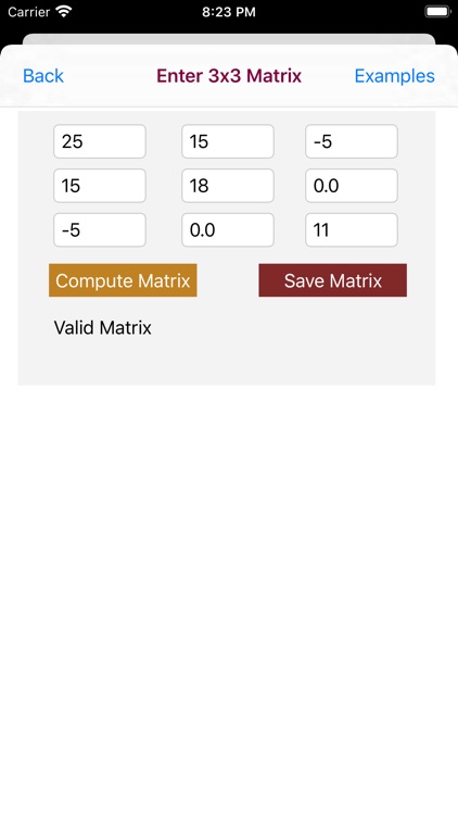 Matrix Inverse Calculator by Donald Schaefer