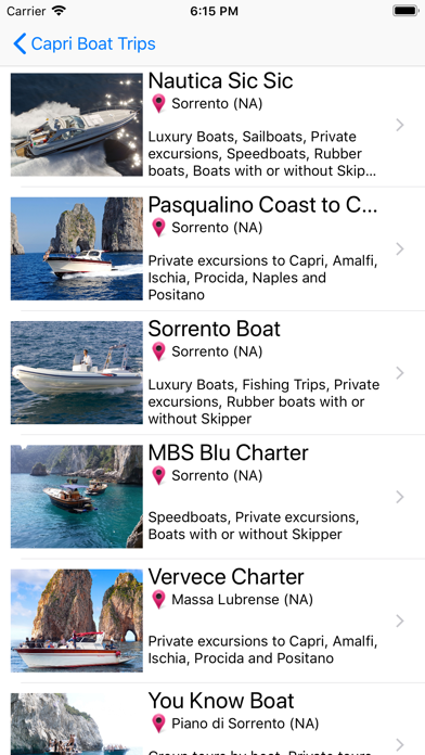 Screenshot #2 pour Capri Boat Trips
