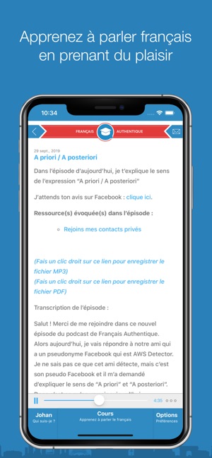 Français Authentique dans l'App Store