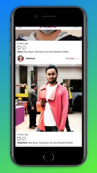 Screenshot #3 pour Rosate - Dating & Friends
