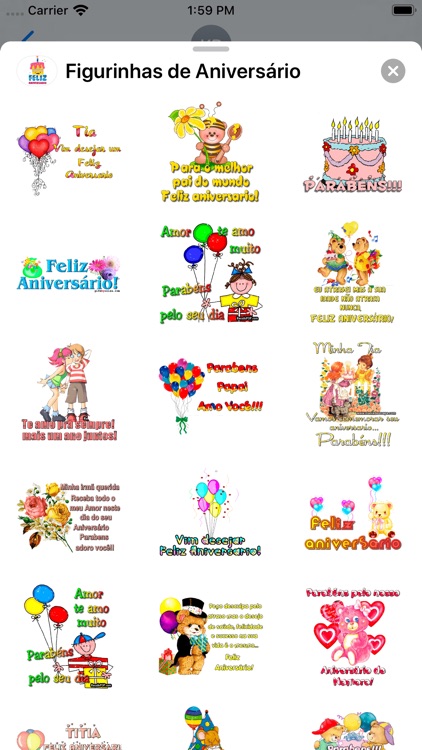 Figurinhas de Aniversário screenshot-4