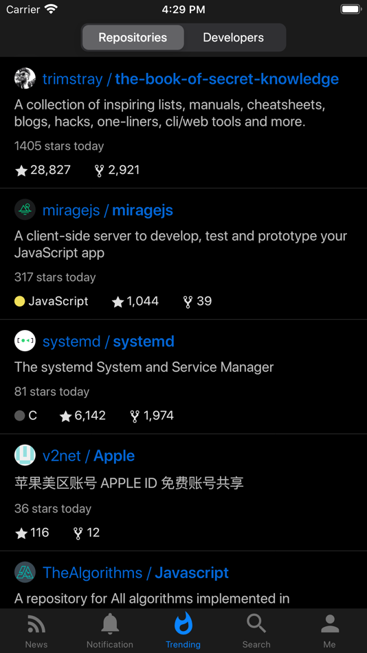 #5. GitTouch (iOS) 由: 荣剑 张