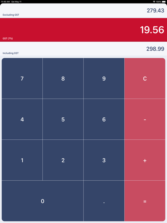 Screenshot #5 pour Singaporean GST Calculator