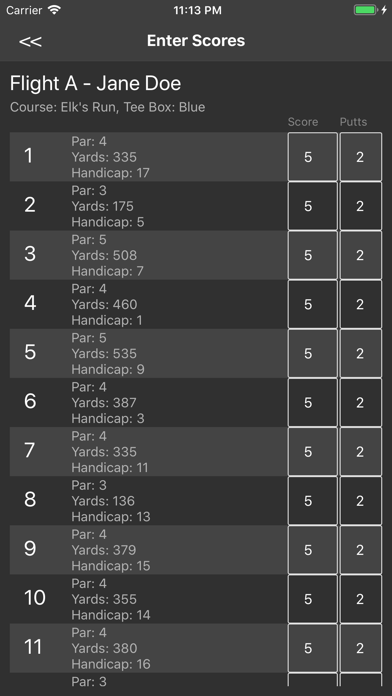 League Golfer Screenshot