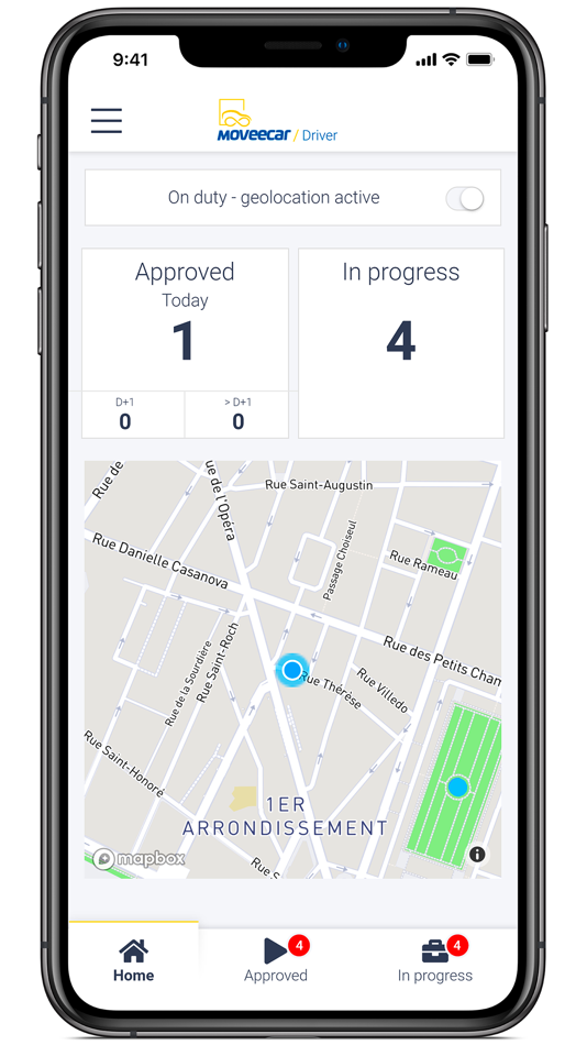 #1. Driver by Moveecar (iOS) 由: CEVA Logistics