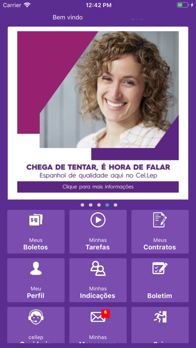 CelApp Aluno app screenshot 2