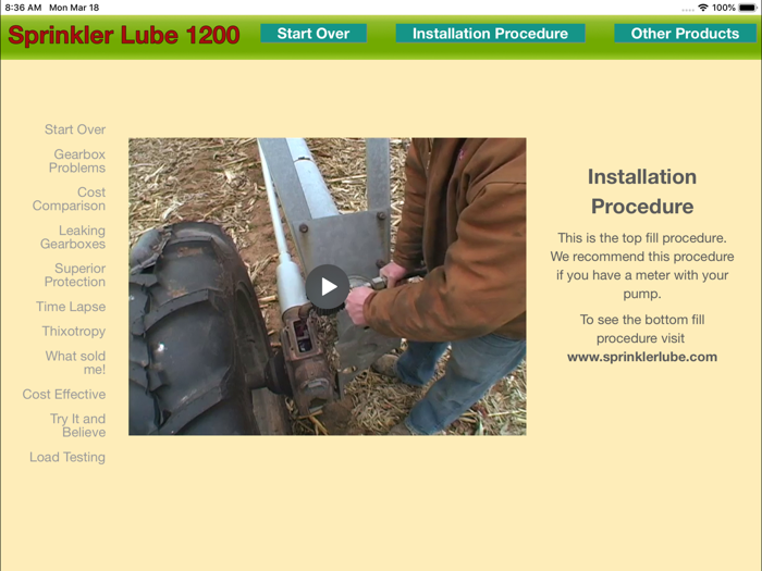 Sprinkler Lube 1200
