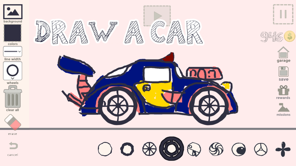 #1. Draw Your Car - Make Your Game (iOS) 由: Alex Naronov