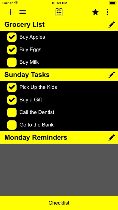 Screenshot 3 of Checklist App
