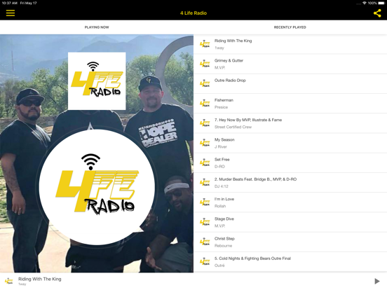 4 Life Radio iPad screenshot 4 - Music app