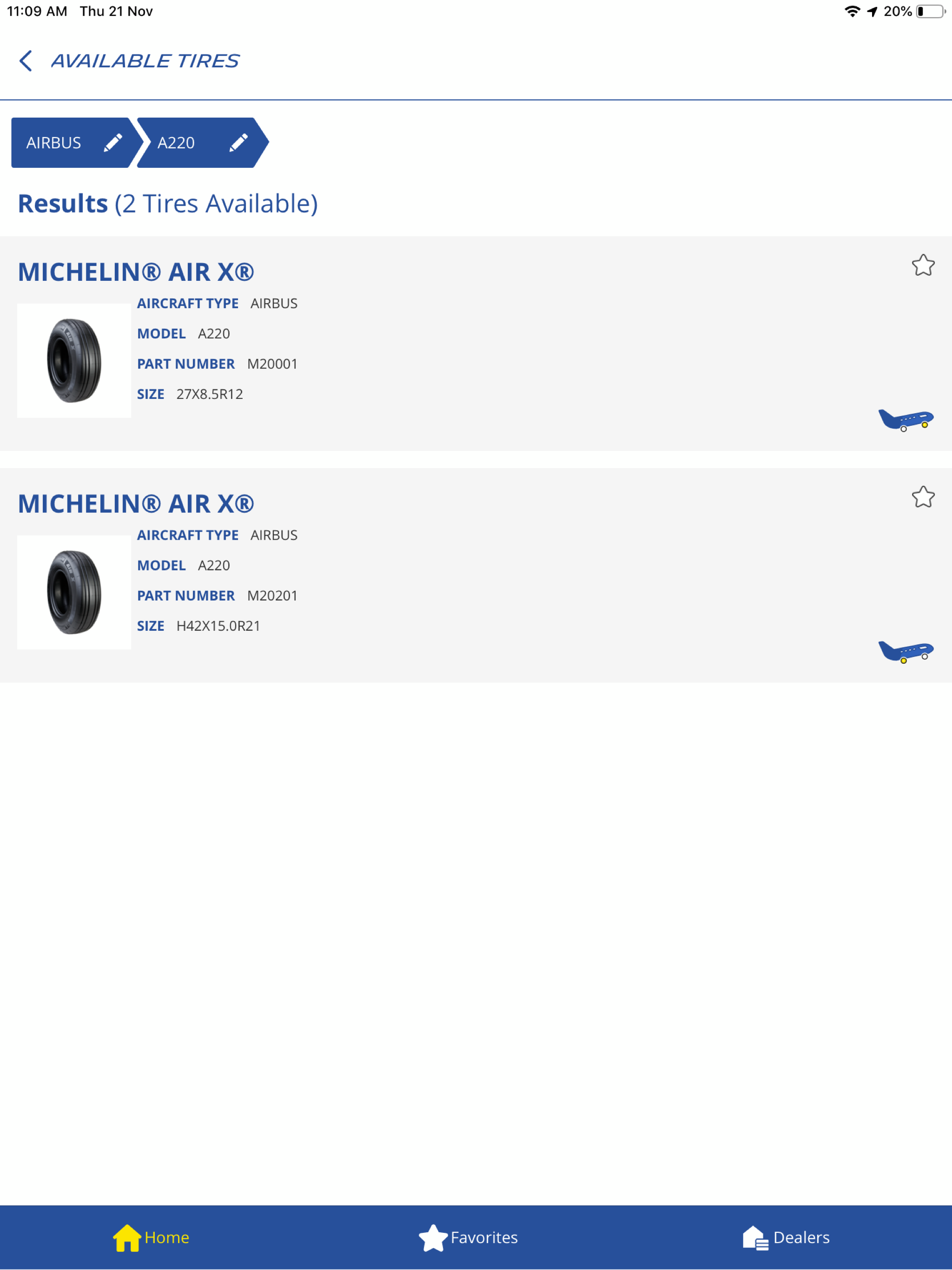 Michelin Aircraft Tire