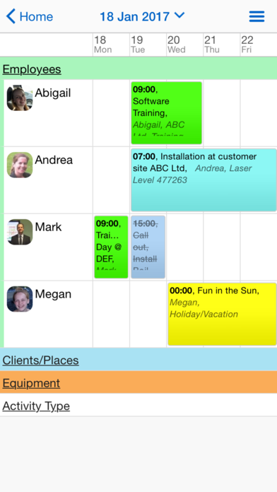 Schedule it Resource Planner Screenshot