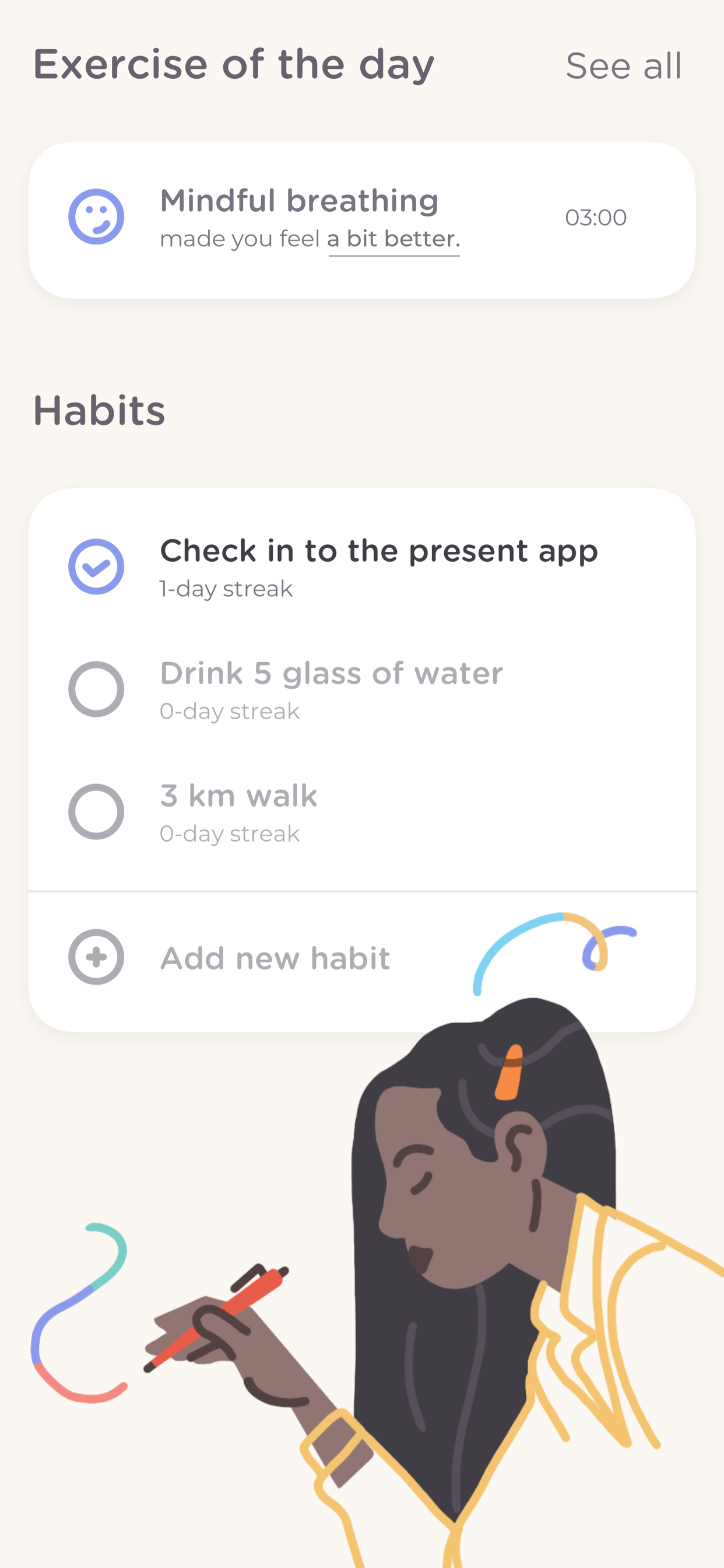 present - mindfulness journal screenshot 4