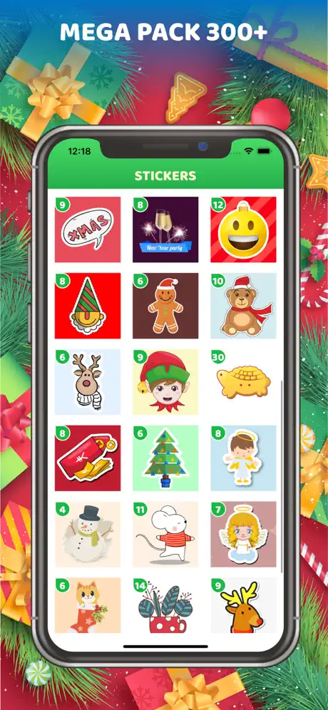 Christmas Stickers Emoji 2022