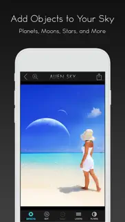 alien sky - space camera iphone screenshot 2