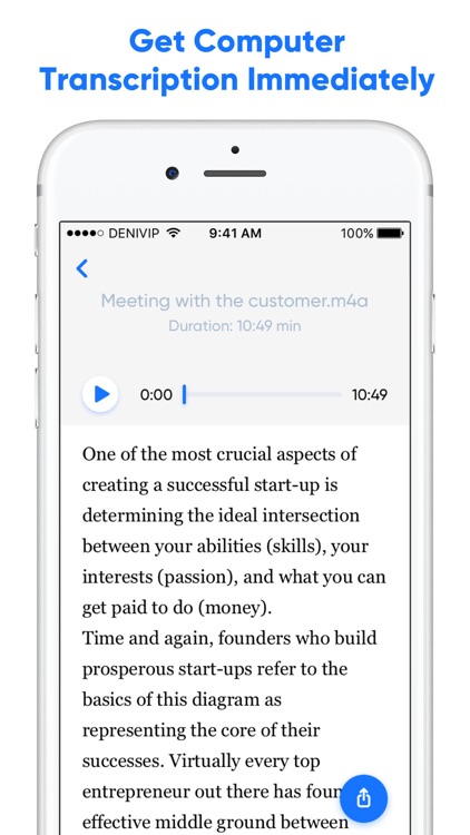 Transcribe - Speech to Text