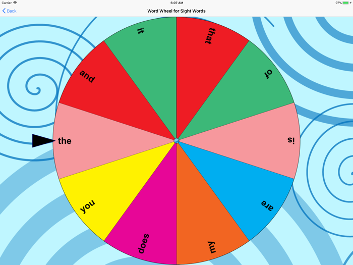 Rule The School Word Wheel
