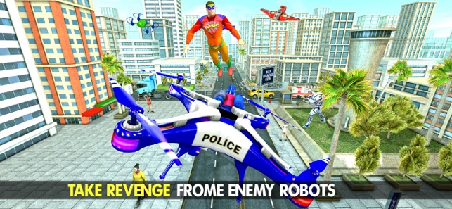 Police War Drone Robot Game(圖3)-速報App