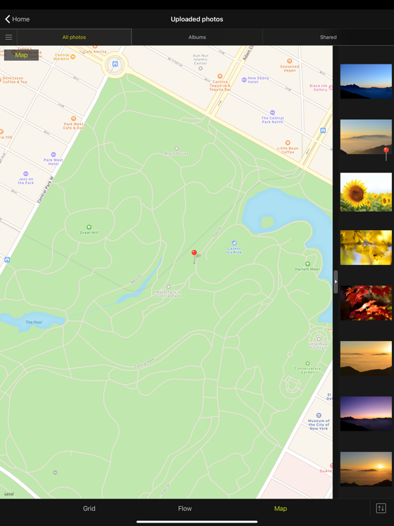 NIKON IMAGE SPACE iPad screenshot